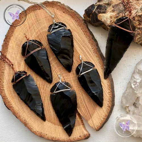 Obsidian Healing Jewellery  and  Crystals